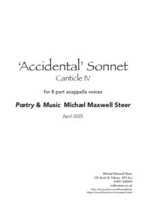First page of the score: Accidental Sonnet