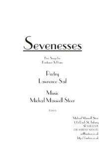 First page of the score: Sevenesses